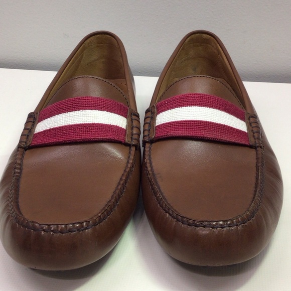 SMATHERS & BRANSON DRIVING MOCCASIN LOAFERS ALABAMA LOGO  10.5 M WORN ONCE LIKNU main image 3